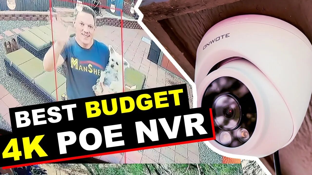 4K AI ONWOTE POE Security Camera NVR Review