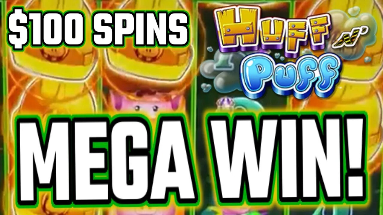 STRIKING GOLD ON SLOT MACHINES! 🪙 MEGA JACKPOT ON $100/SPIN HUFF N PUFF IN LAS VEGAS!