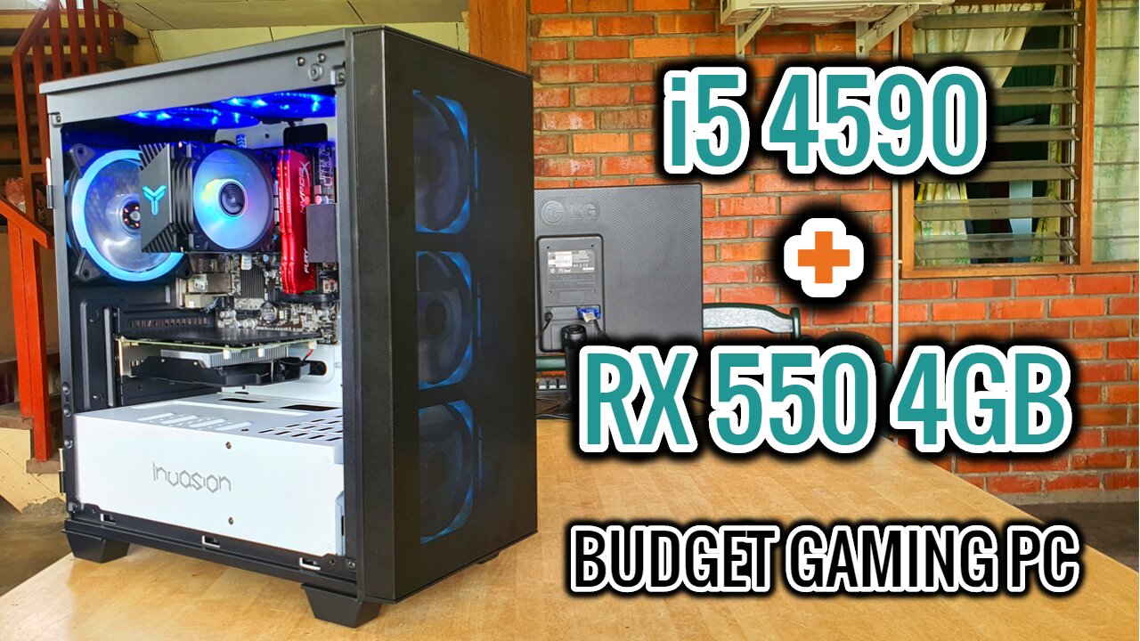 i5 4590 | OEM RX550 4GB DDR5 Budget Gaming Pc