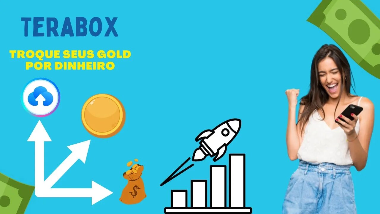 Ganhe dinheiro com o TeraBox Troque seus Golds por dinheiro!