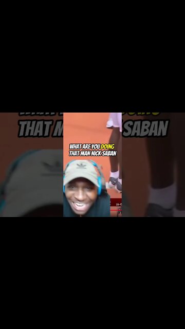 NICK SABAN WAS HEATED AFTER THIS PLAY!