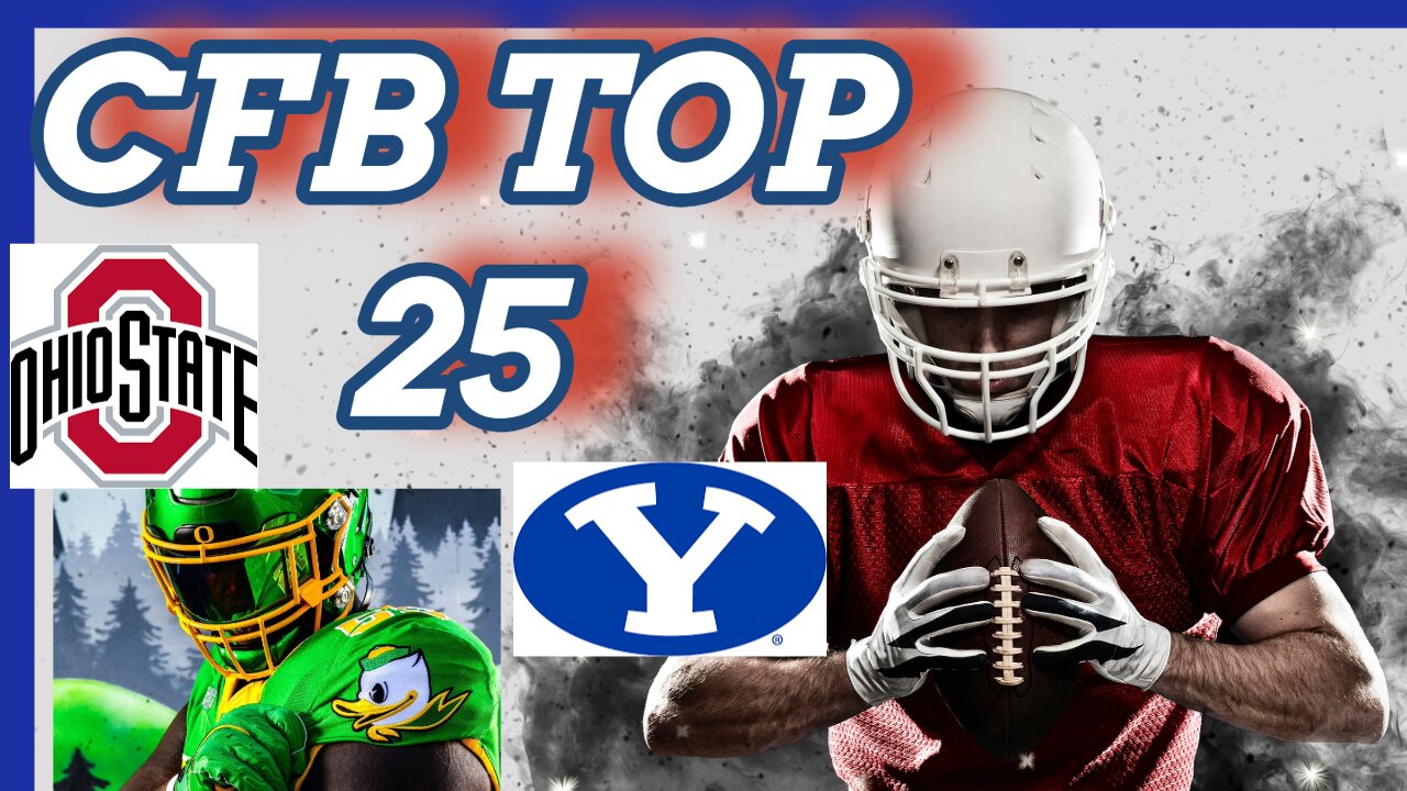 CFB TOP 25 THE END IS NEAR