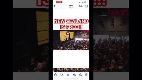 New Zealanders got rid of the evil tyrant!