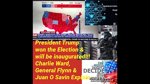 President Trump won the election & WILL BE INAUGURATED 💯 %