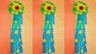 How to make a paper WALLMATE - paper craft - Paper Craft Ideas - paper Wall Hanging Craft Ideas