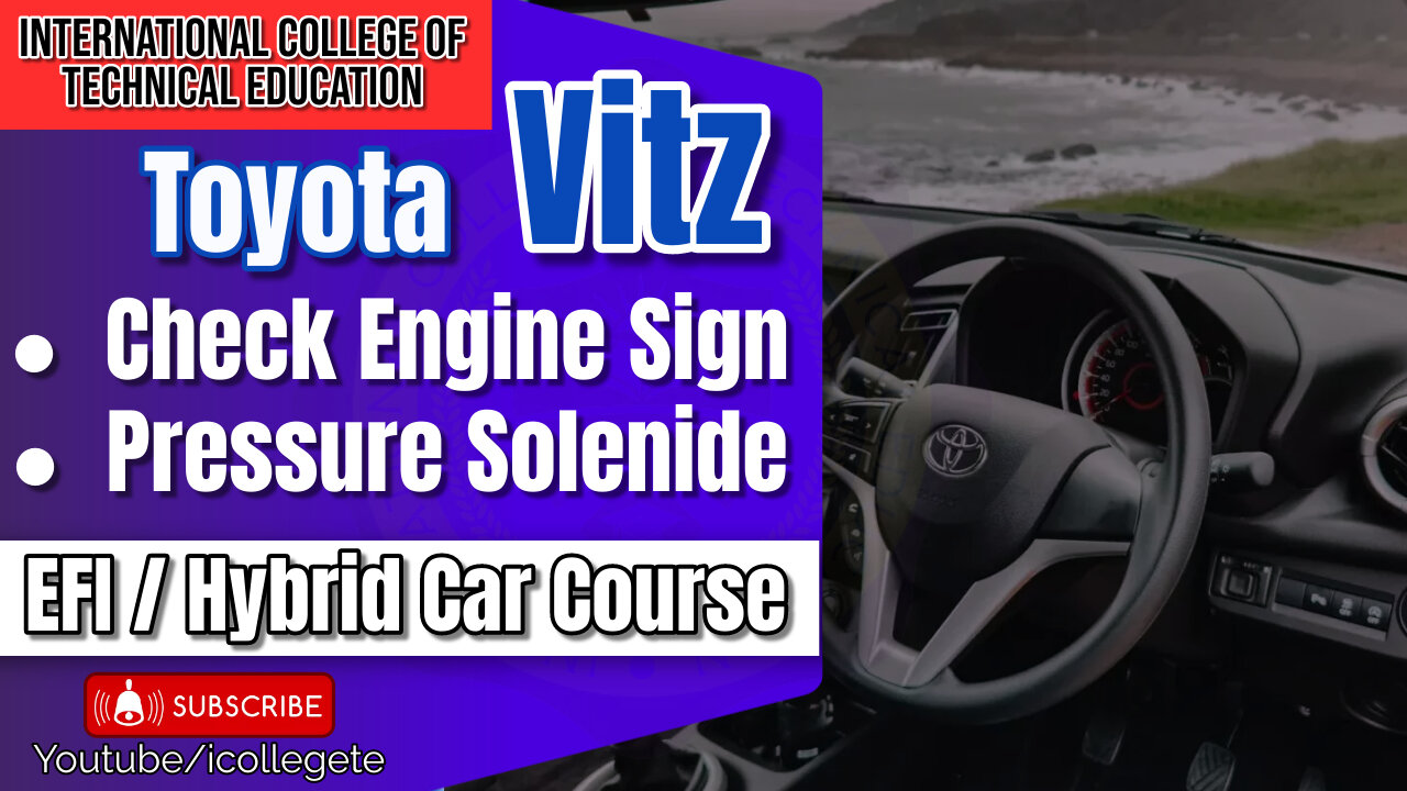 Troubleshooting Toyota Vitz Check Engine Light & Pressure Solenoid Error Diagnosis | EFI Course