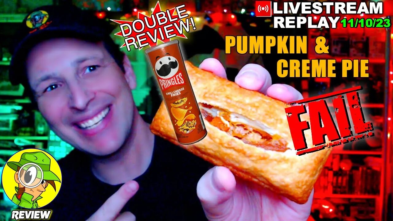 McDonald's® PUMPKIN & CREME PIE Review FAIL 🍔🎃🥧🤦🏻 Livestream Replay 11.10.22 ⎮ Peep THIS Out! 🕵️‍♂️