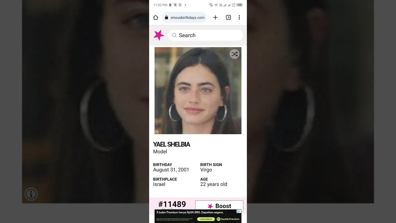 HAPPY 22 BIRTHDAY YAEL SHELBIA Model