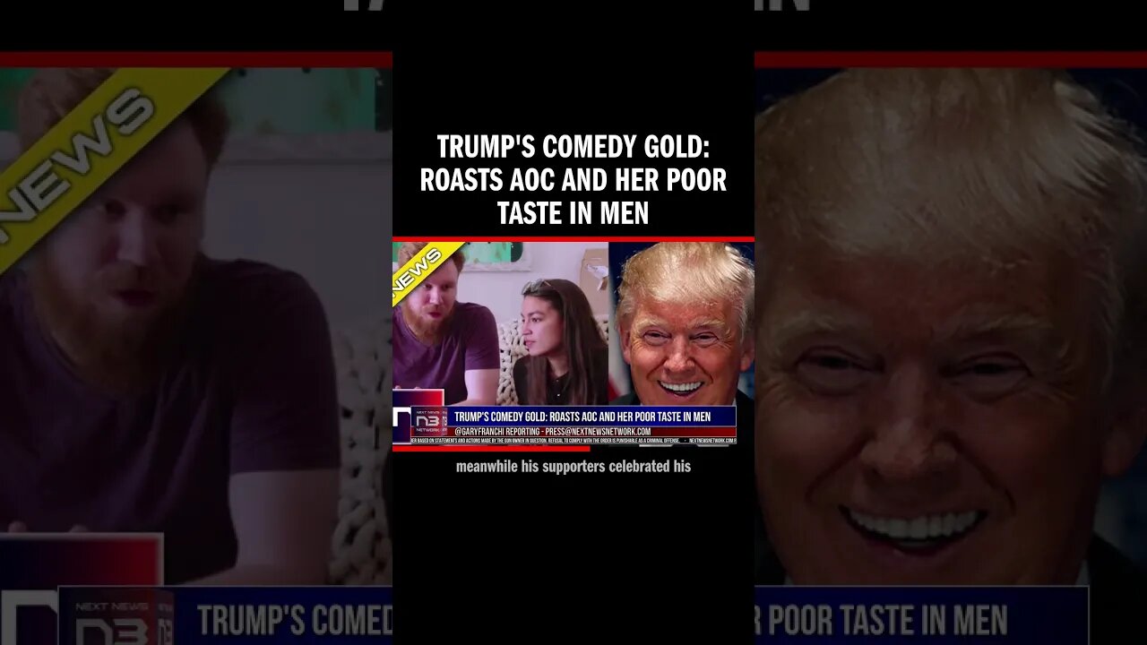 Trump's Comedy Gold: Roasts AOC and Her Poor Taste in Men