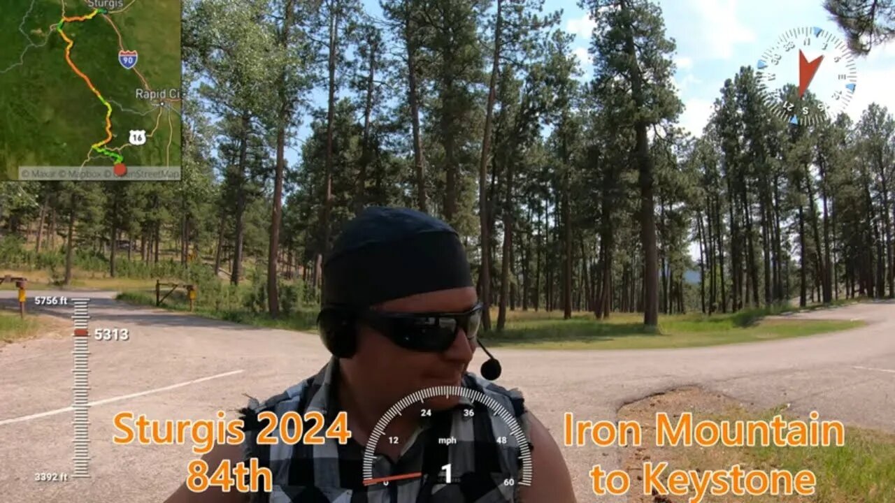 Sturgis 2024 Iron Mountain to Keystone Motorcycle Ride