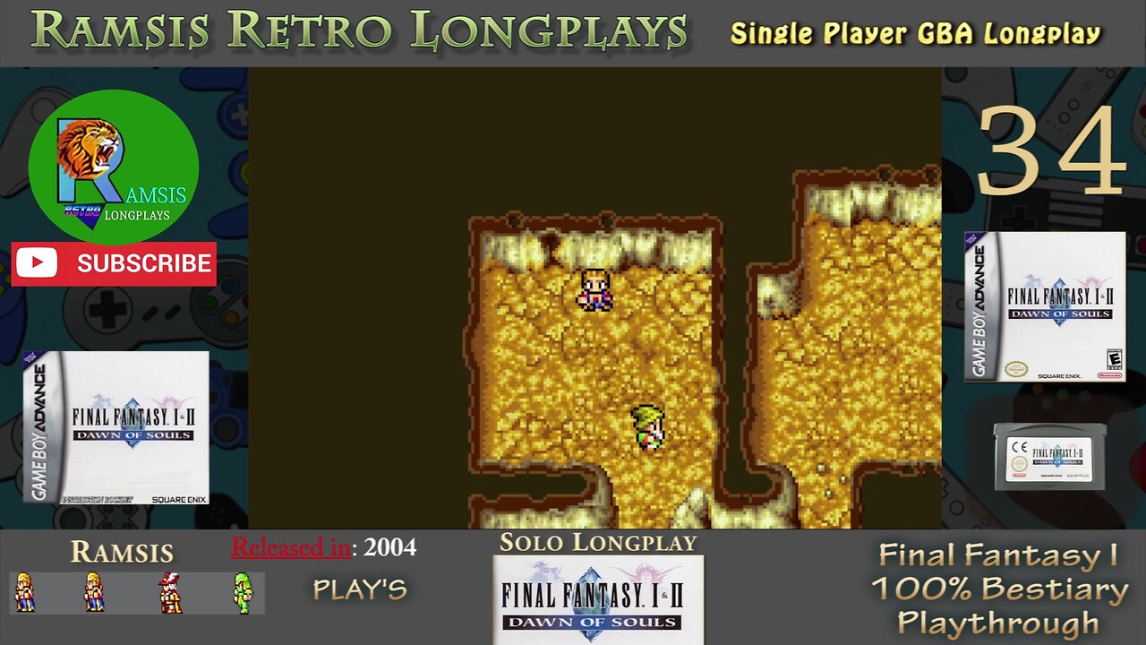 Final Fantasy I : Dawn of Souls | Whisperwind Cove | 100% Bestiary Completion | Episode #34