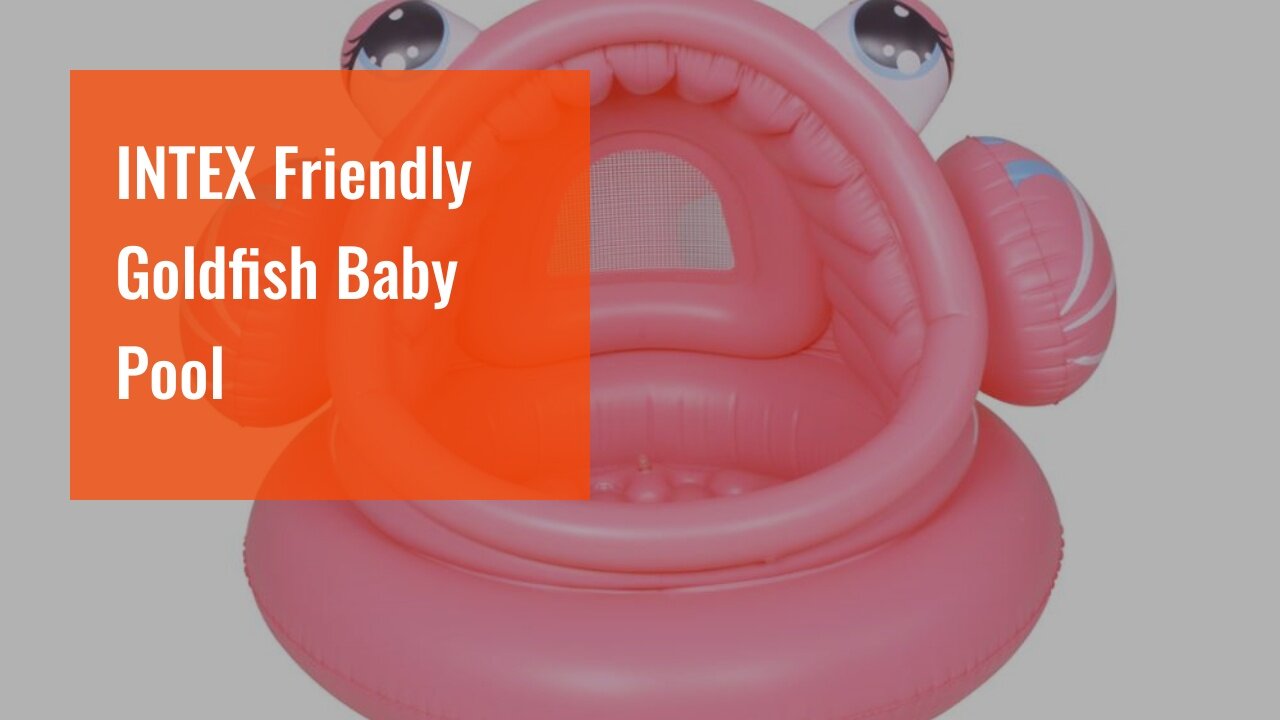 INTEX Friendly Goldfish Baby Pool