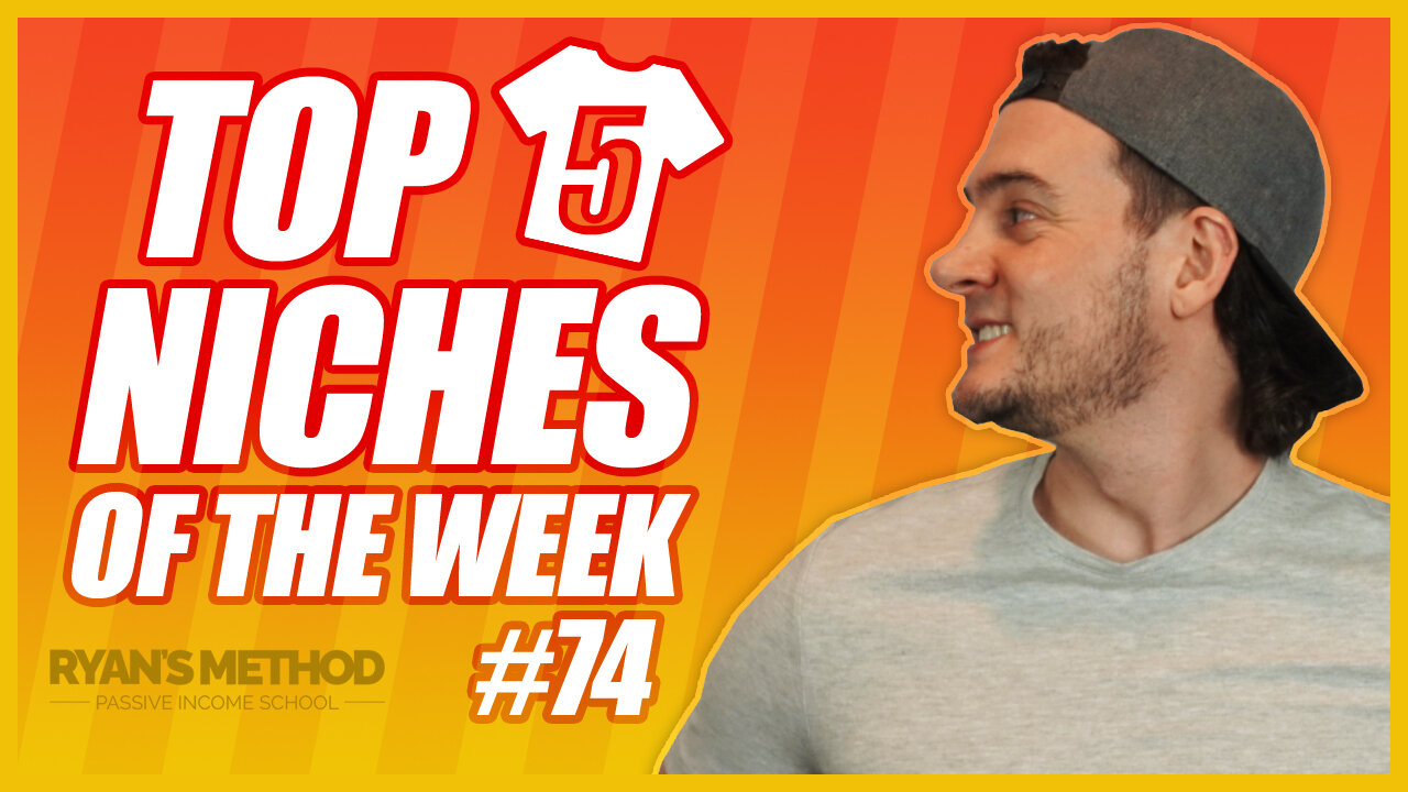 TOP 5 NICHES 🔥 Print on Demand Niche Research #74 — (10/10/2021)