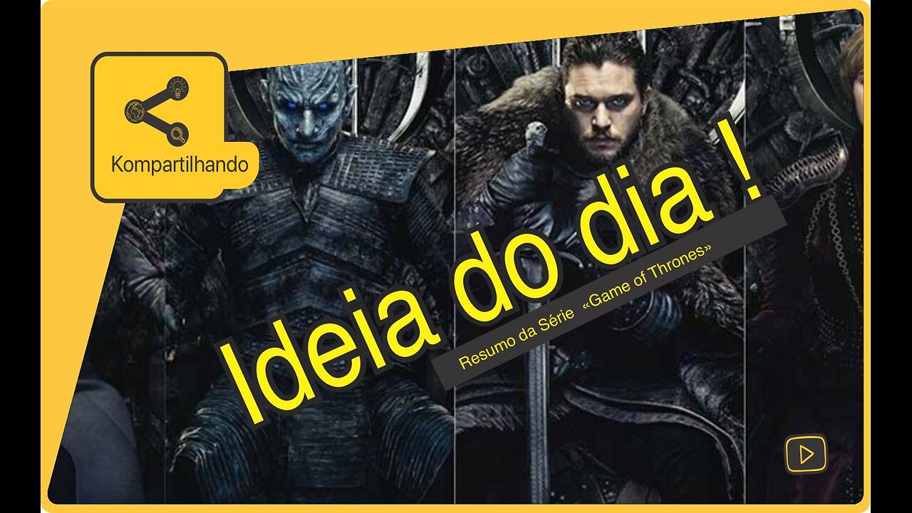 Entenda Game of Thrones em minutos.