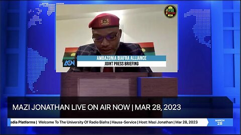 Welcome To The University Of Radio Biafra | Hausa-Service | Host: Mazi Jonathan | Mar 28, 2023