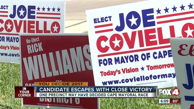 One precinct responsible for Mayor Joe Coviello win