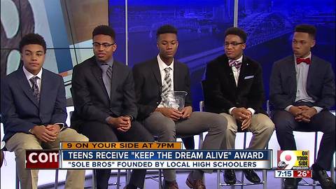 Teens receive Keep The Dream Alive award