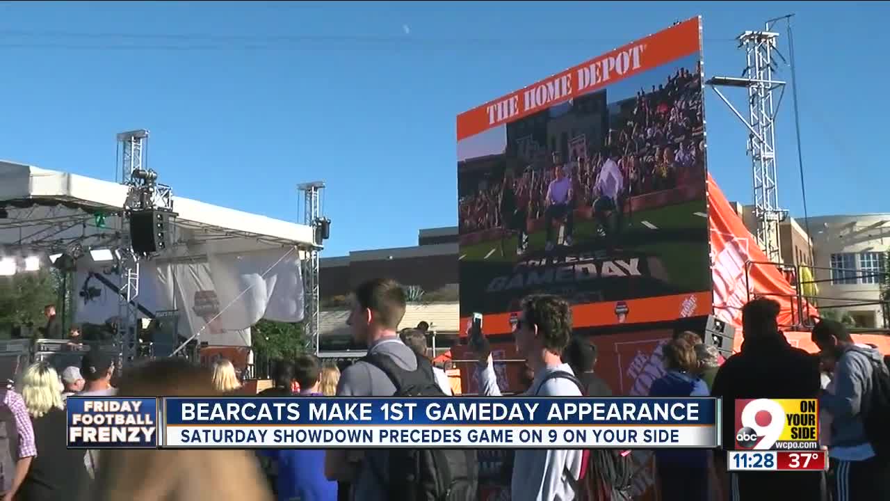 Cincinnati Bearcats about to make first appearance on ESPN GameDay