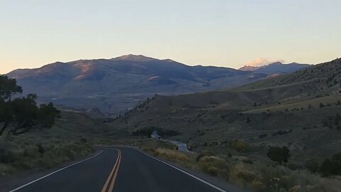 Driving in Yellowstone National Park