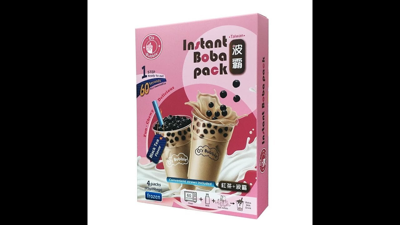 O's Bubble Instant Boba Pack Black Tea Flavour Review