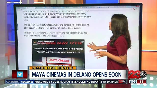 Maya Cinemas Grand Opening in Delano