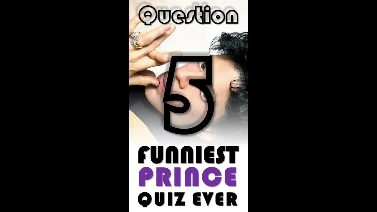 The Funniest Prince Music Quiz Ever! Guess The Song! Question Five #shorts