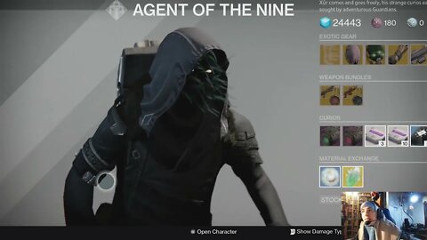 Destiny 1 D1 Xur Location June 24, 2022 06/25/2022