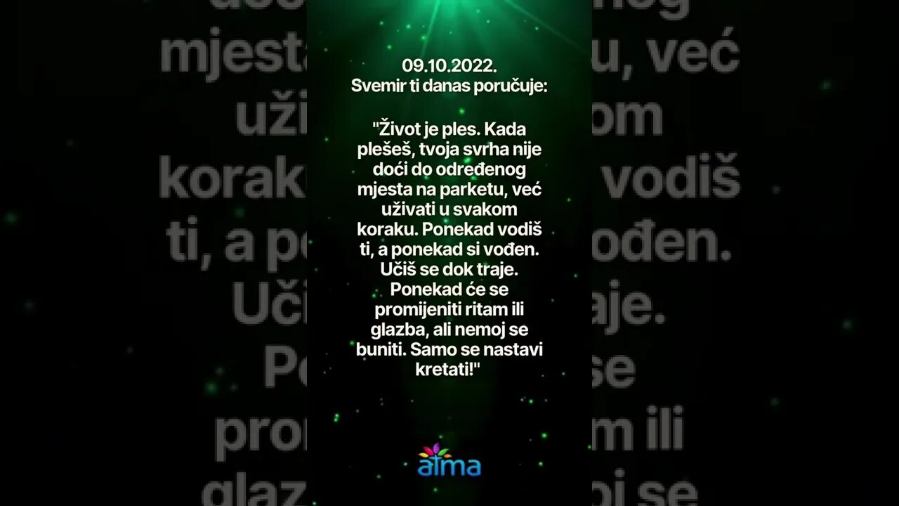 ATMA 💙 Poruka Svemira 09.10.2022.