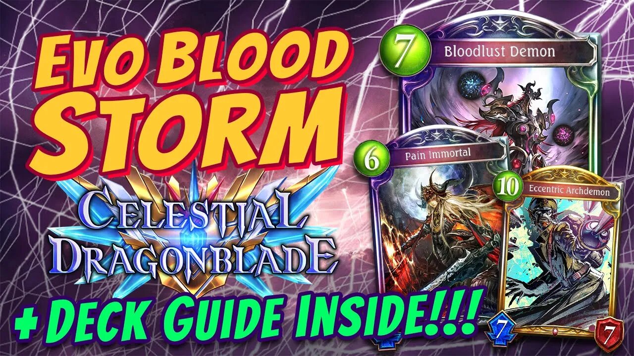 🌌 Evo Blood Storm + Deck Guide 🩸🌀 ヴァンパイア Shadowverse シャドウバース