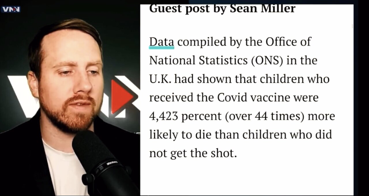 UK ONS Deaths data relative to covid vaccine status