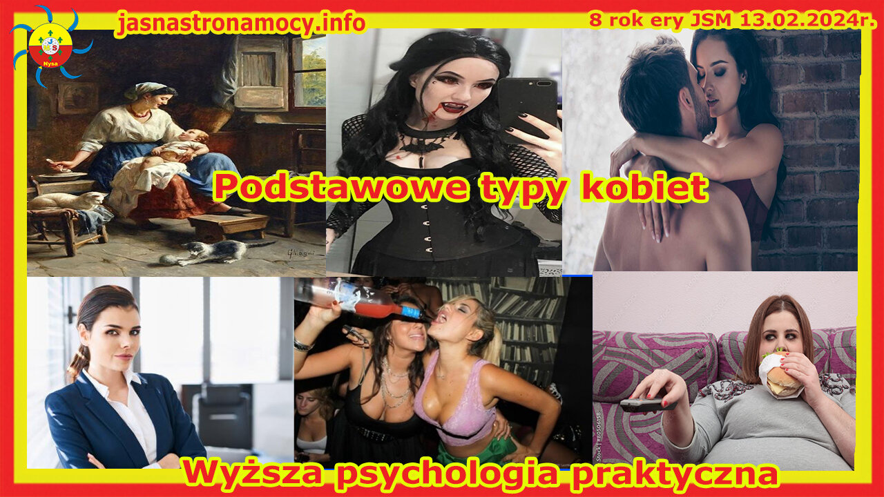 Podstawowe typy kobiet Wyższa psychologia praktyczna