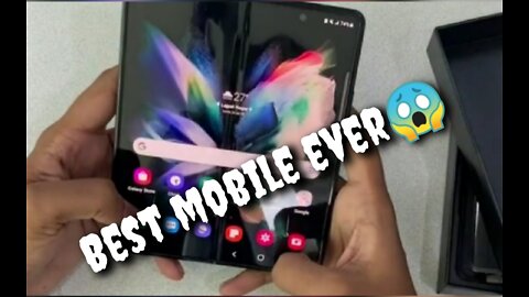 😱 SAMSUNG GALAXY FOLD Z 3 MOBILE REVIEW| best mobile ever