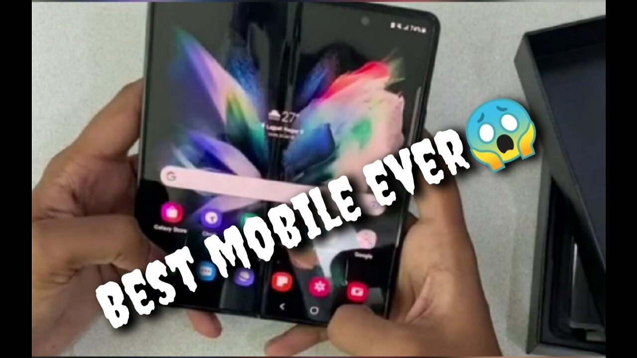 😱 SAMSUNG GALAXY FOLD Z 3 MOBILE REVIEW| best mobile ever