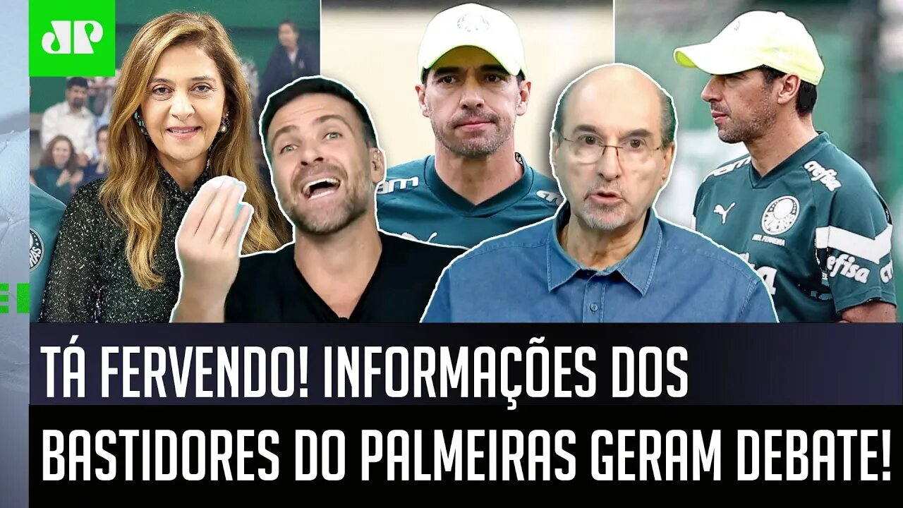 "EU ACHO ESTRANHO esse TIPO DE PAPO! Cara, estão FALANDO que o Abel..." BASTIDORES do Palmeiras!