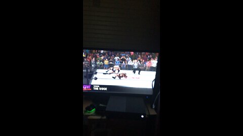 The Rock Win Over Rhyno