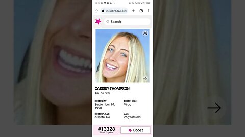 HAPPY 25 BIRTHDAY CASSIDY THOMPSON TikTok Star