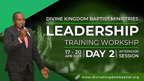 Principles of Spiritual Leadership - Leadership Training Workshop || Day 2 || Dr. Ian Ndlovu