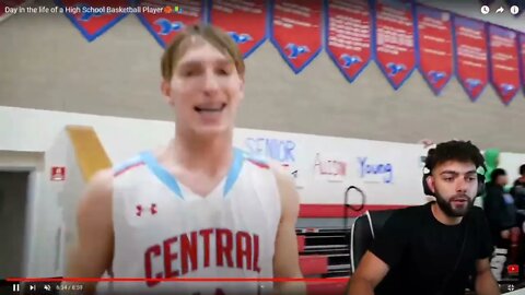 Dfriga Reacts to Day In The Life Of a High School Hooper!