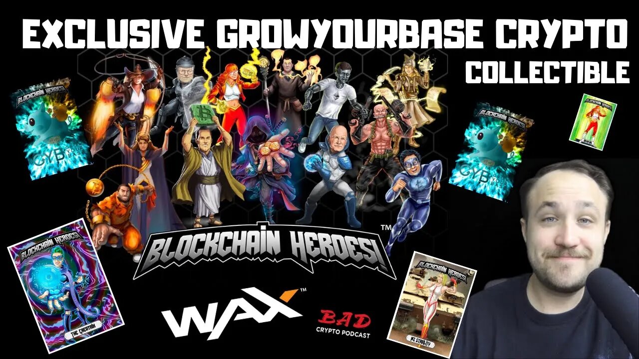 EXCLUSIVE BLOCKCHAIN HEROES CRYPTO COLLECTIBLE ON WAX