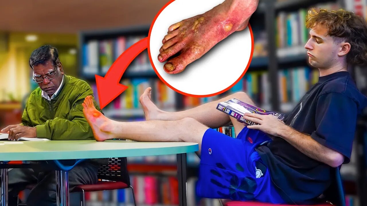 Gross Foot Prank!