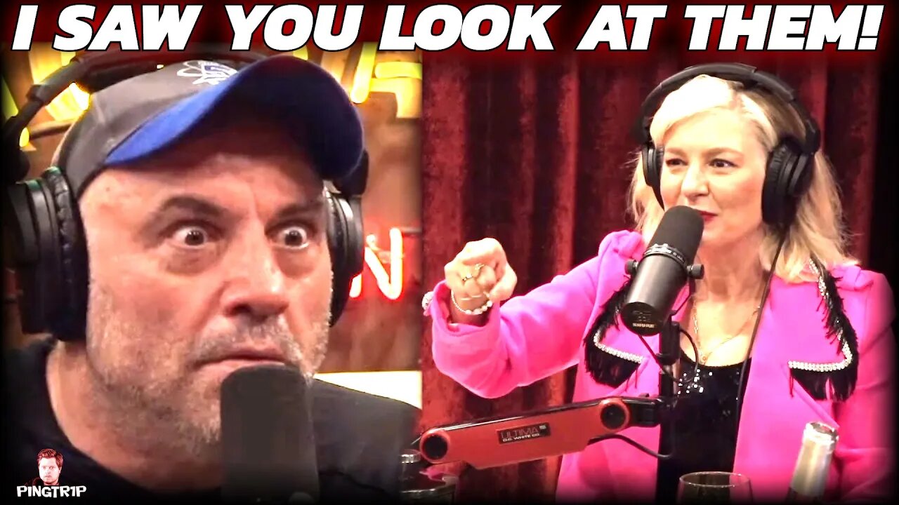 Joe Rogan Gets Caught Checking Out Christina P