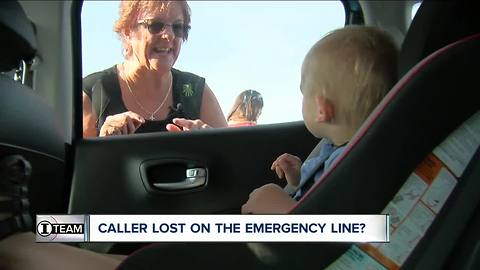 Baby locked in car, call for help gets frustrating