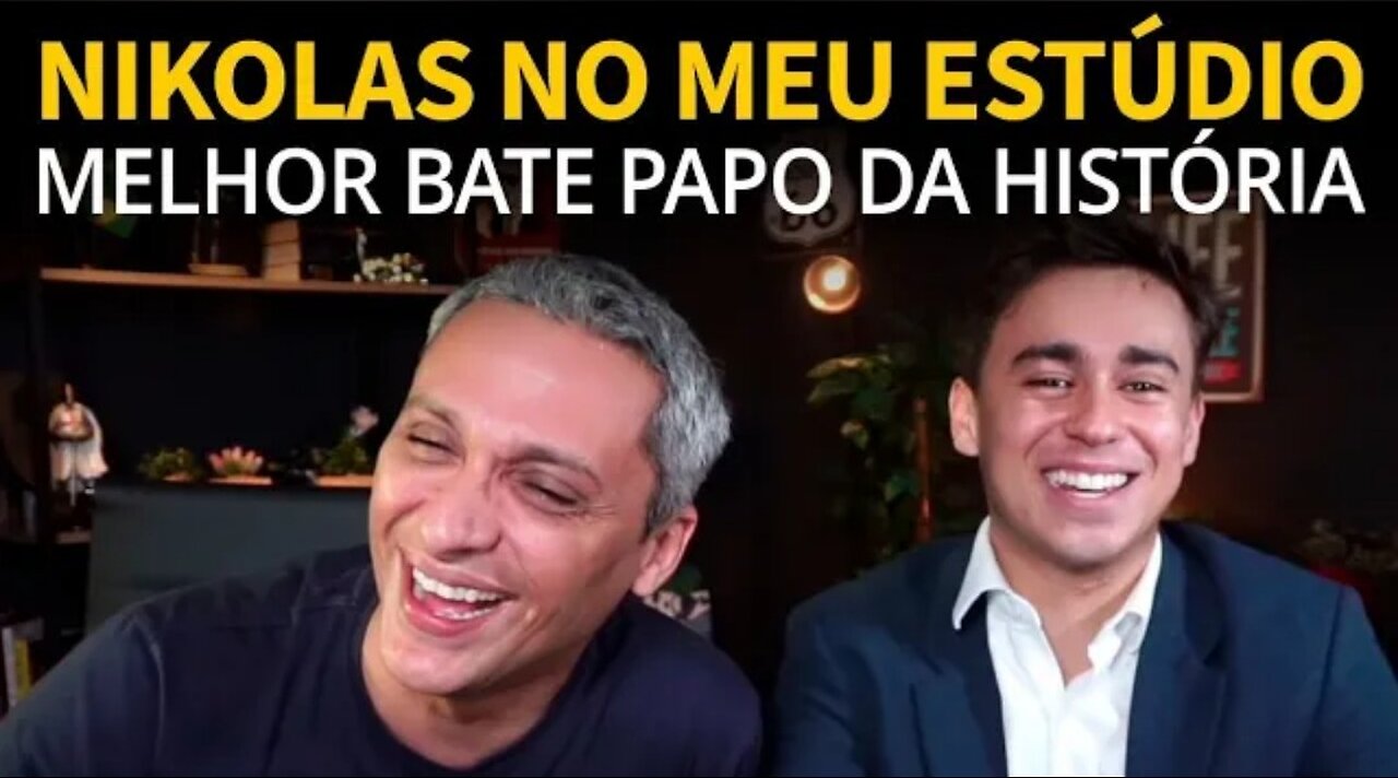 NIKOLAS FERREIRA visita meu estúdio em Goiânia - Melhor bate papo da história