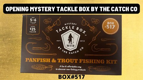 Mystery Tackle Box By The Catch Co