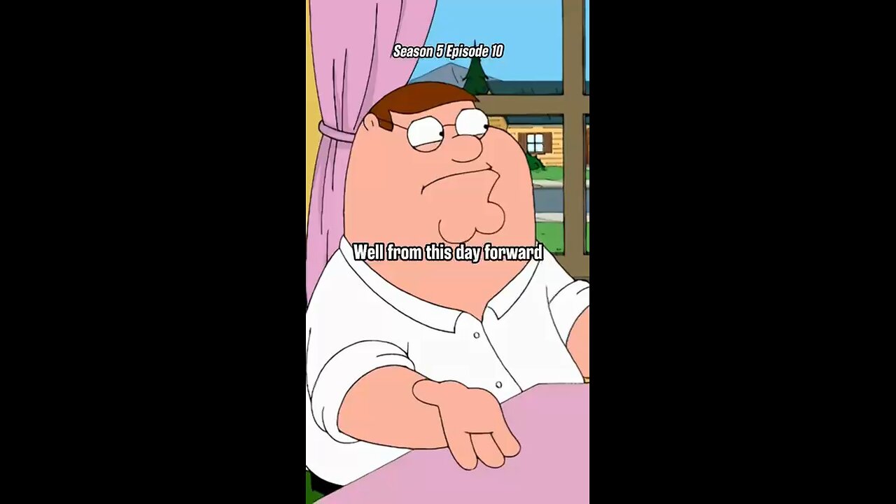 Family Guy - Peter Decided to never drink again.