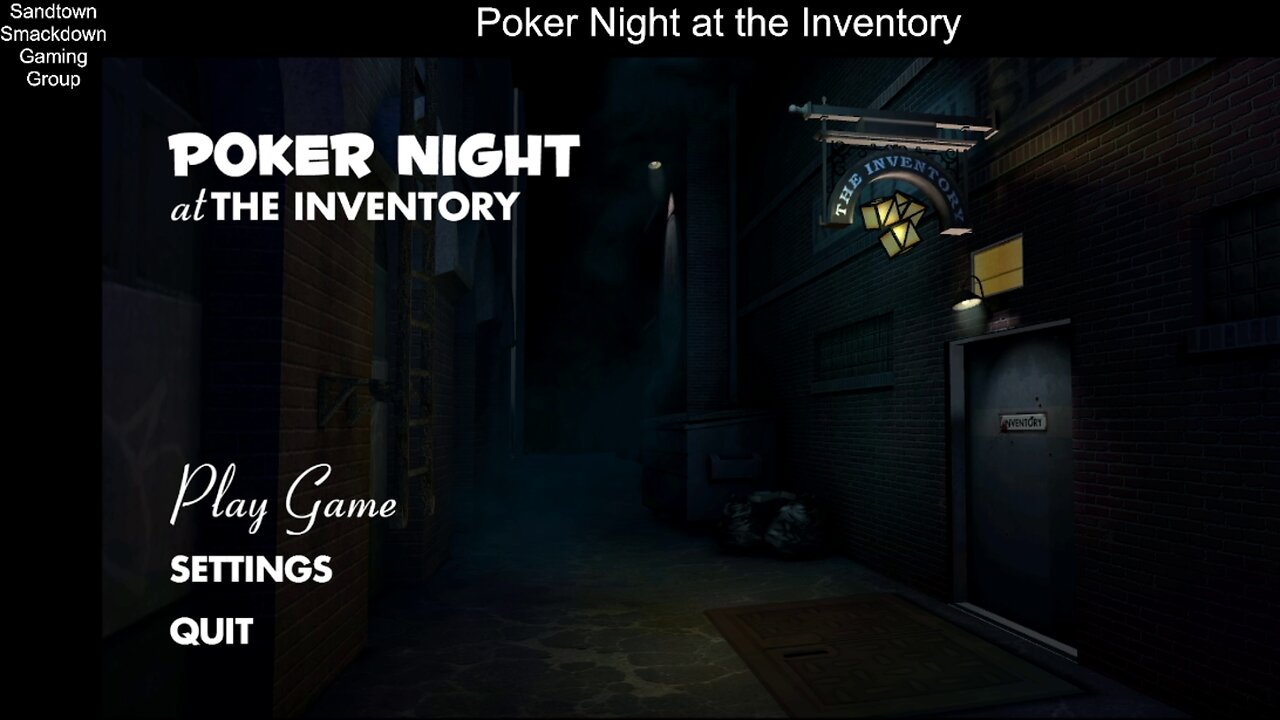 Poker Night at the Inventory - Game 2