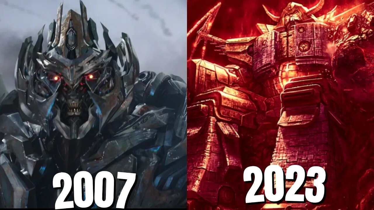 Evolution of Transformers MOVIES Main Villains 2007-2023