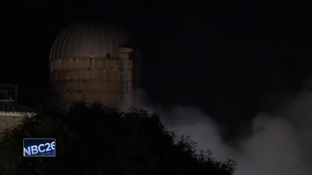 Fire levels barn in the Town of Utica