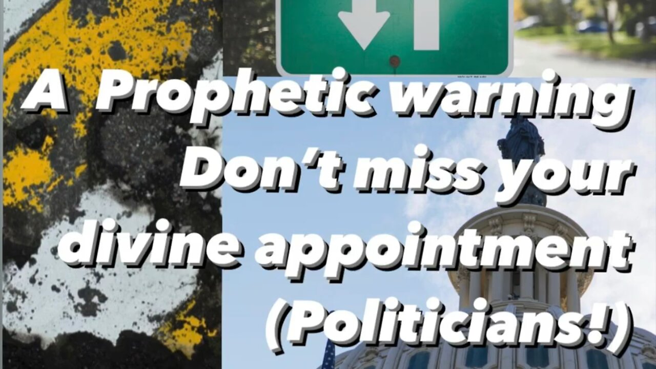 Prophetic warning to The False Prophet and politicians