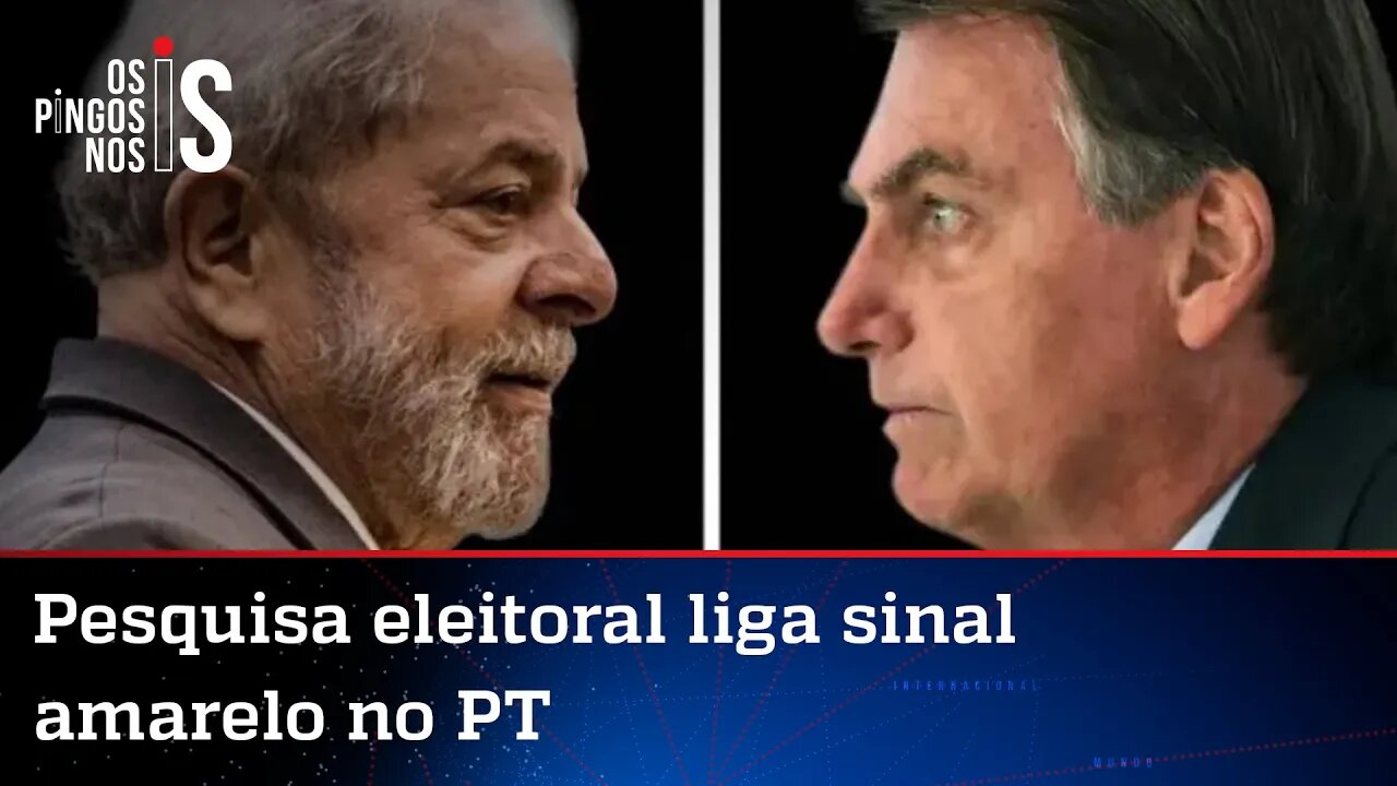 Pesquisa coloca Bolsonaro e Lula tecnicamente empatados